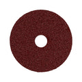 Disco de lija 4-1/2' con respaldo de fibra, grano 24, TRUPER