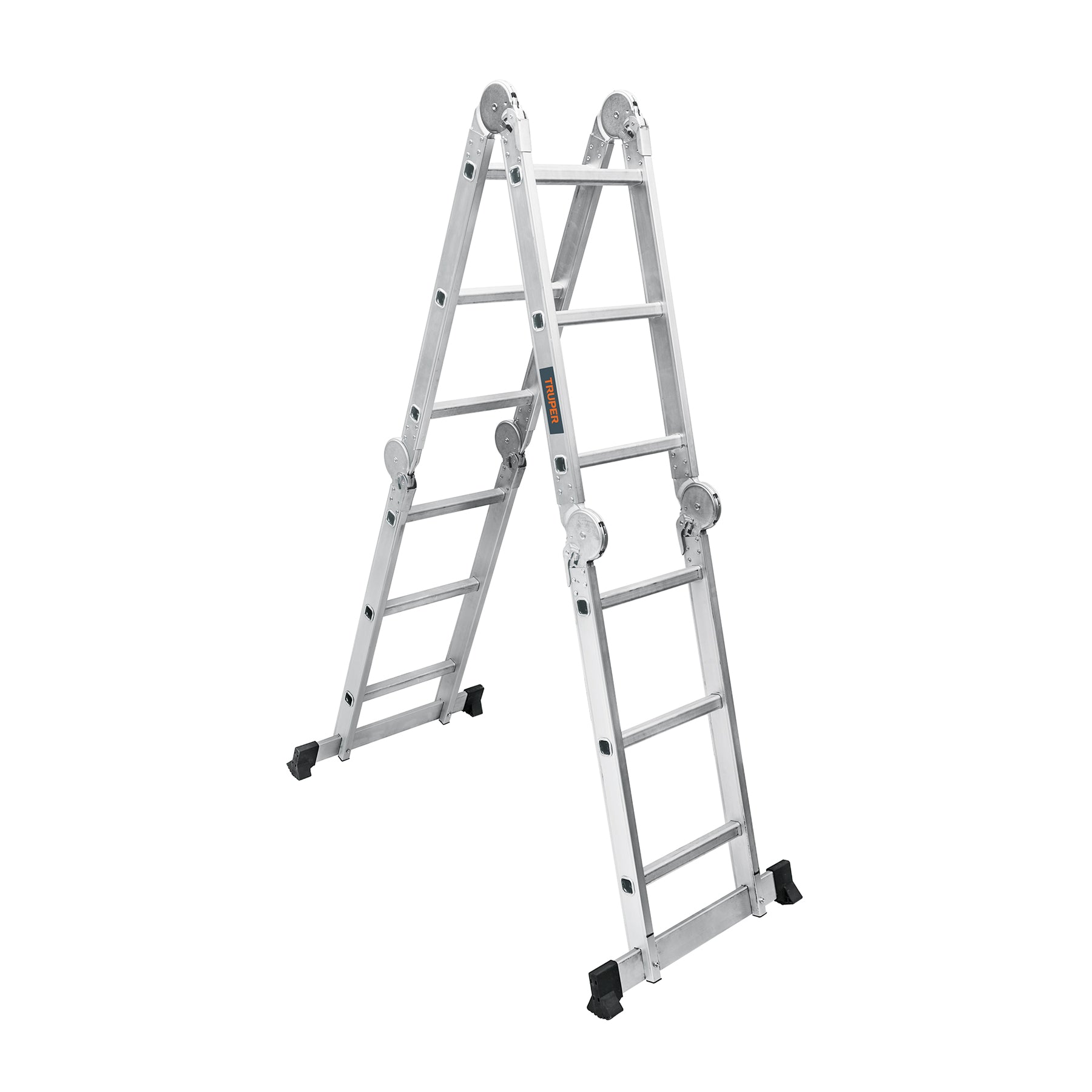 Escalera multiposición 12 peldaños, capacidad 150 kg, TRUPER