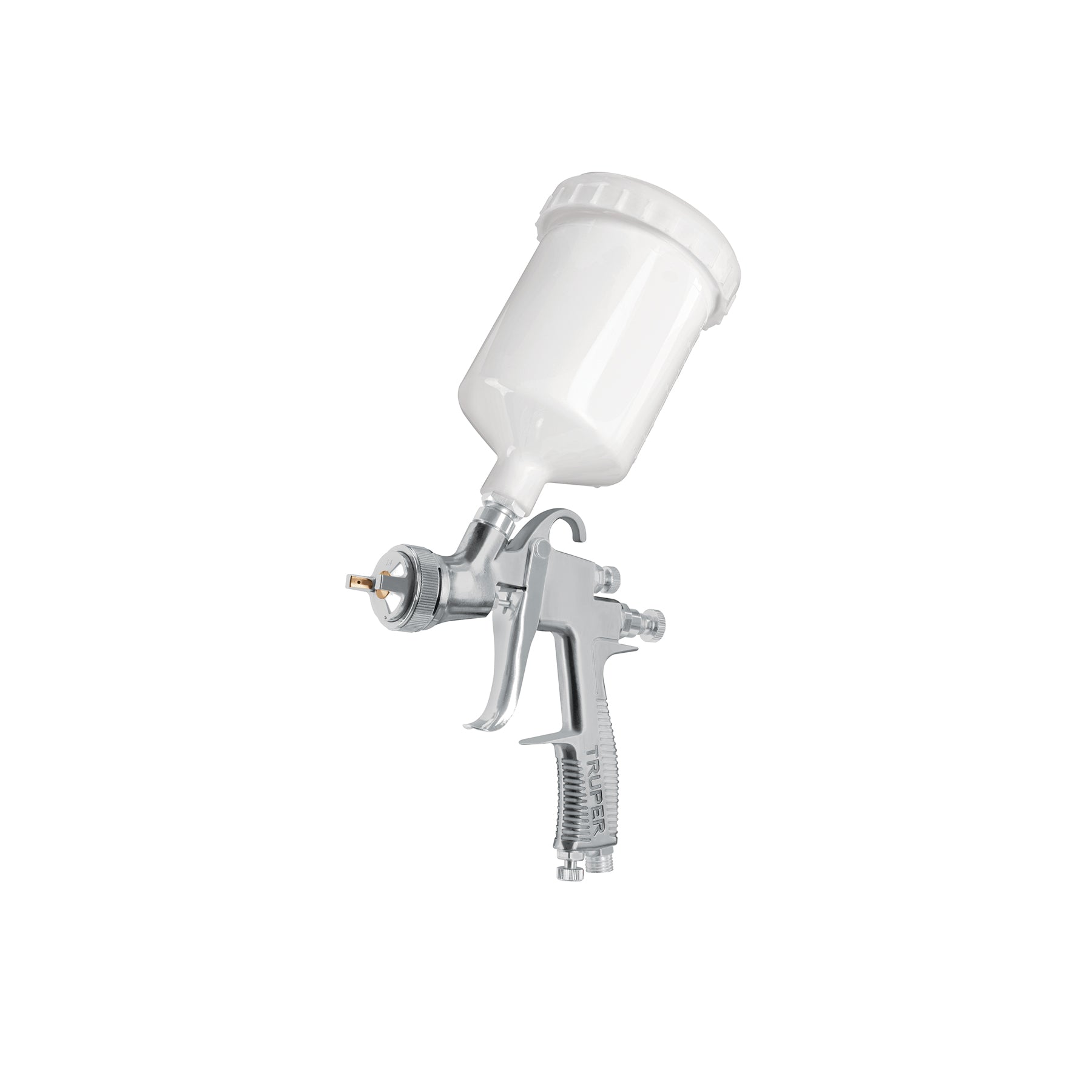 Pistola para pintar LVLP vaso plástico, 1.4 mm, TRUPER