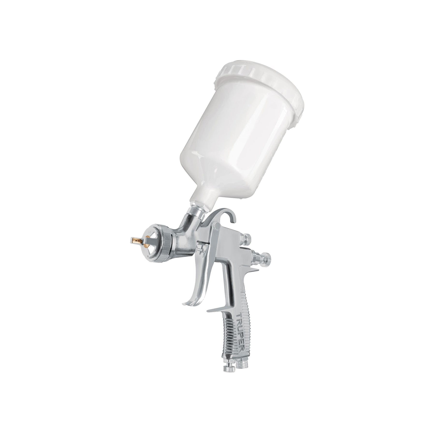Pistola para pintar LVLP vaso plástico, 2.0 mm, TRUPER