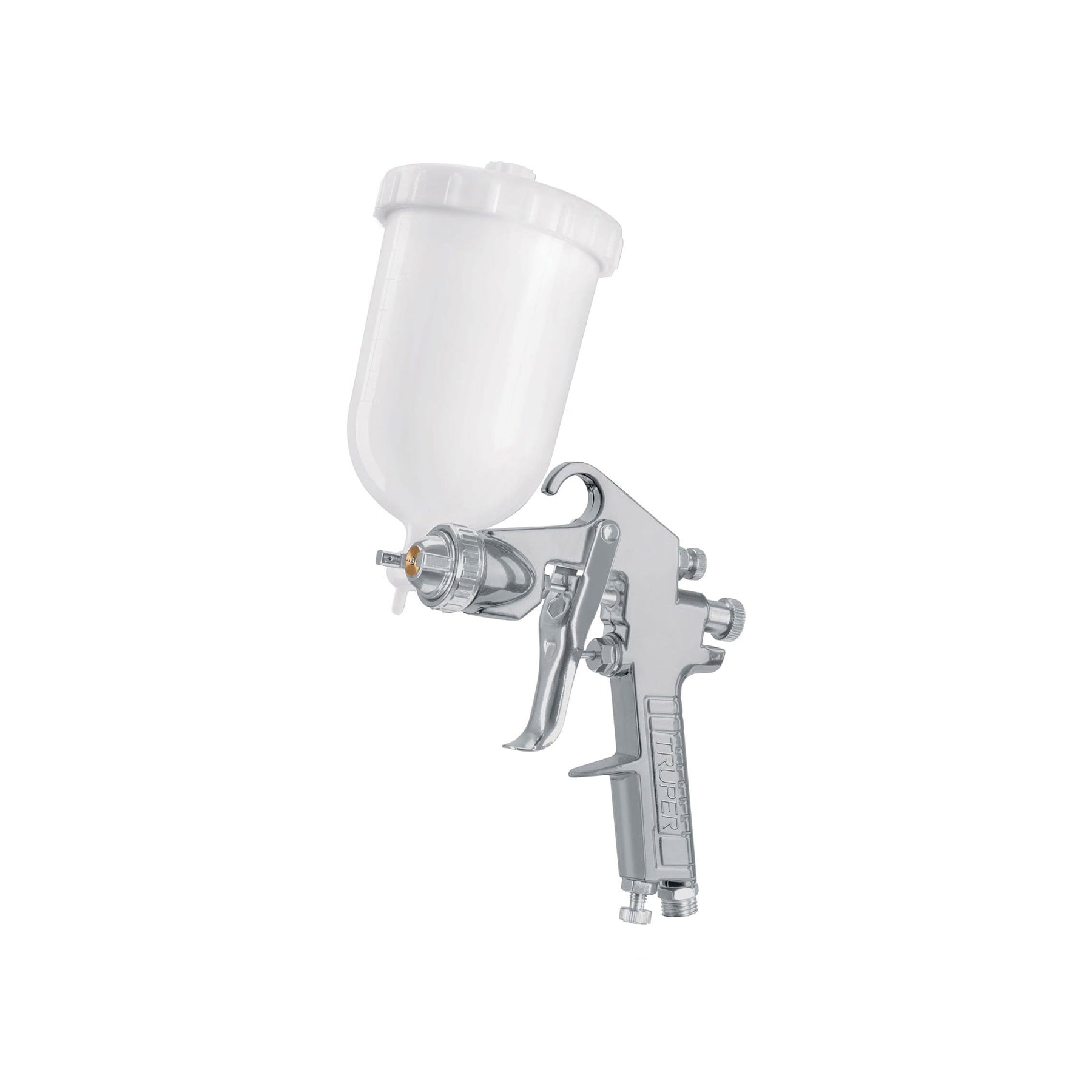 Pistola para pintar LVMP vaso plástico, 1.7 mm, TRUPER
