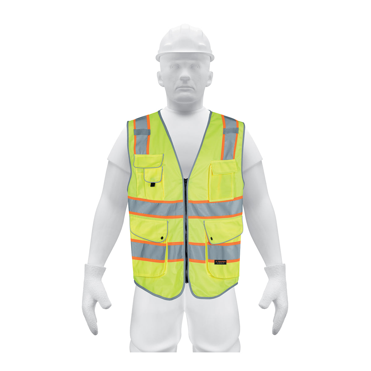 Chaleco de seguridad de alta visibilidad, verde, EG, EXPERT