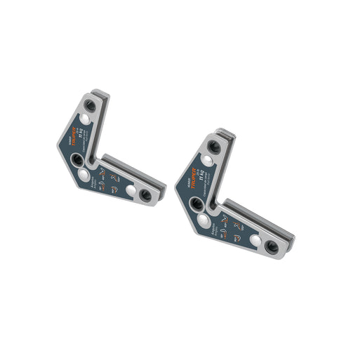 2 Escuadras magnéticas esquineras 2-3/4' carga 11 kg, TRUPER