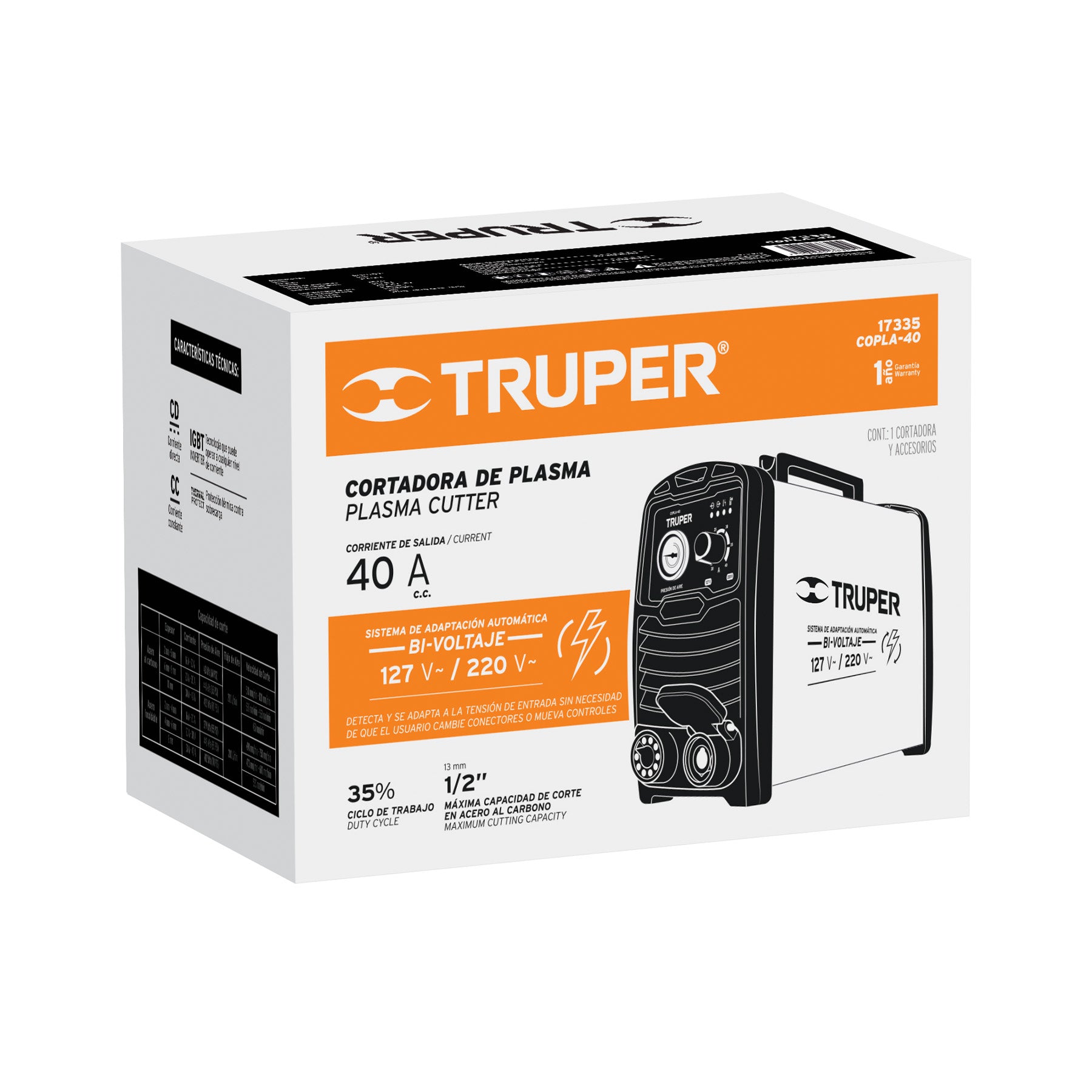 Caja de empaque de repuesto para COPLA-40, TRUPER