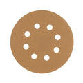 Paquete con 5 discos de lija 5' grano 220, 8 perforaciones