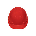 Casco de seguridad, ajuste de matraca, rojo, TRUPER