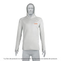Playera protección solar, manga larga, con gorro, hombre, G