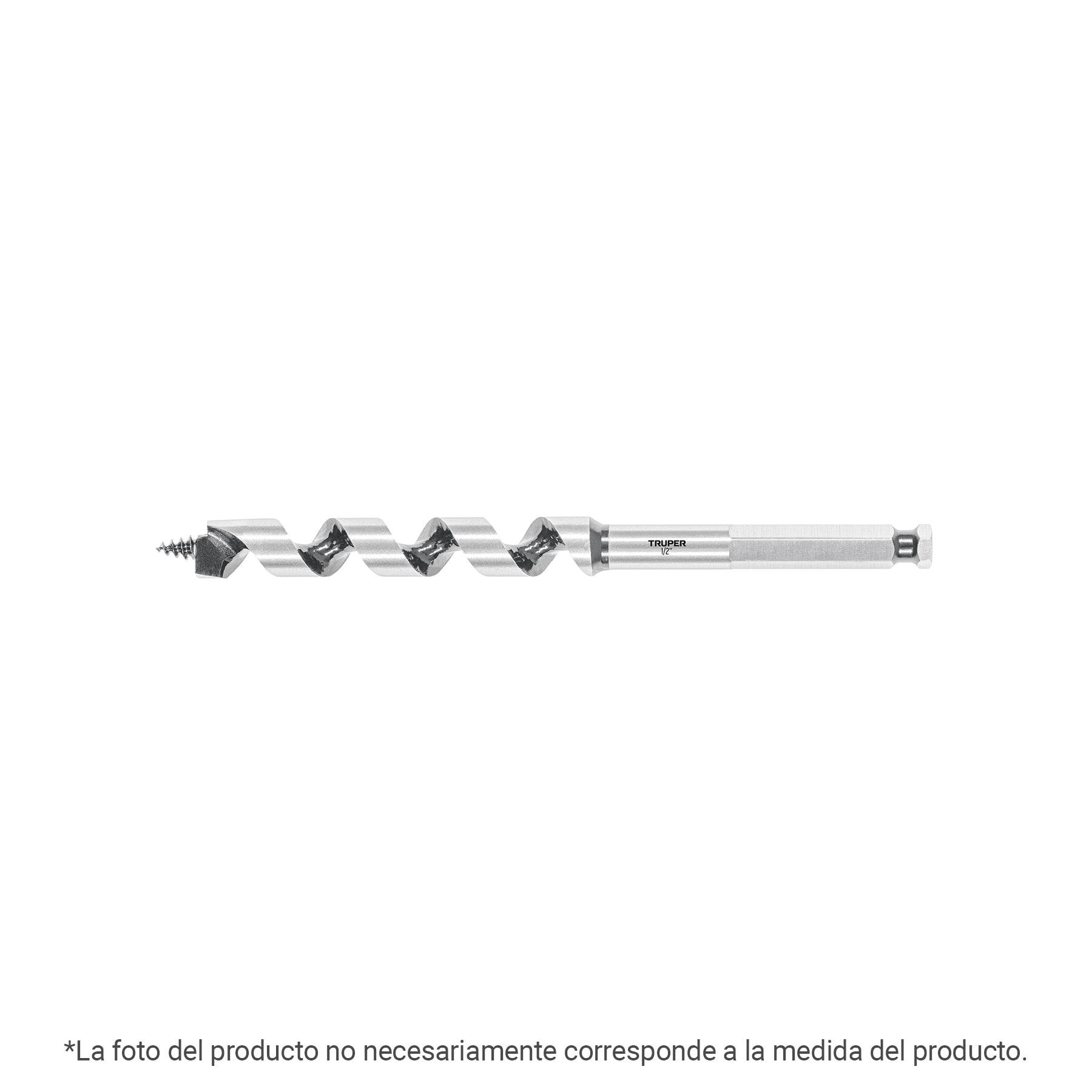 Broca auger tipo berbiquí 5/8' X 6', TRUPER