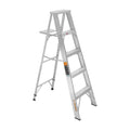 Escalera de tijera 100% aluminio tipo ll 4 peldaños, TRUPER