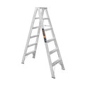 Escalera de tijera doble, tipo ll, 5 escalones, TRUPER
