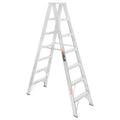 Escalera de tijera doble, tipo ll, 6 escalones, TRUPER