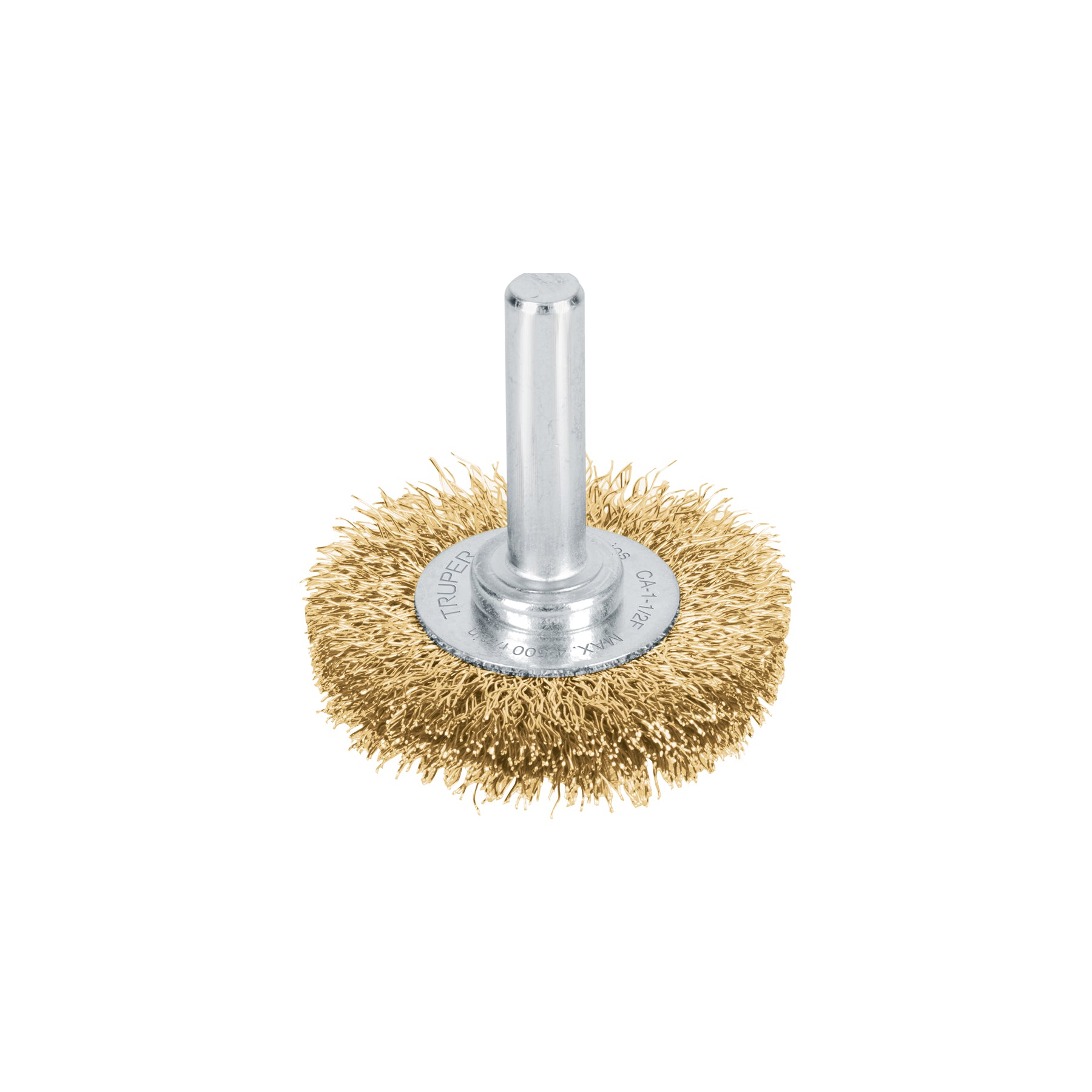 Carda circular 1-1/2' alambre fino para taladro, TRUPER