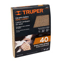 Lija para madera papel cabinet, grano 40, TRUPER