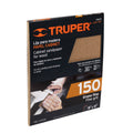 Lija para madera papel cabinet, grano 150, TRUPER