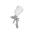 Pistola p/pintar gravedad HVLP vaso plástico, 1.7 mm, TRUPER