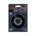 Cinta de aislar de 18 m x 19 mm, negra en blíster, TRUPER