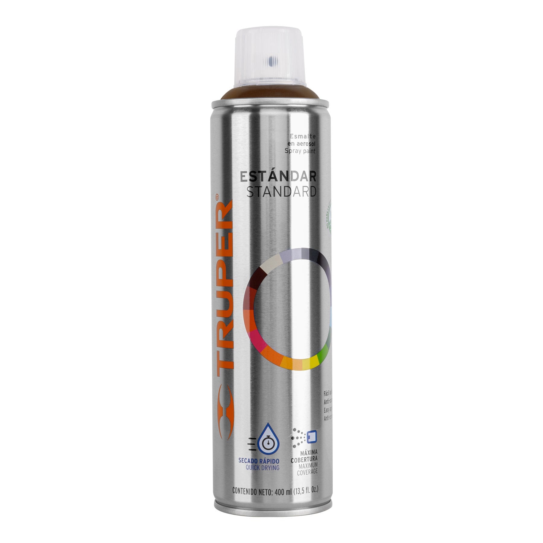 Pintura en aerosol, café anodizado, bote esbelto, 400 ml
