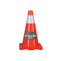 Cono de precaución de 45 cm de PVC con reflejante, TRUPER