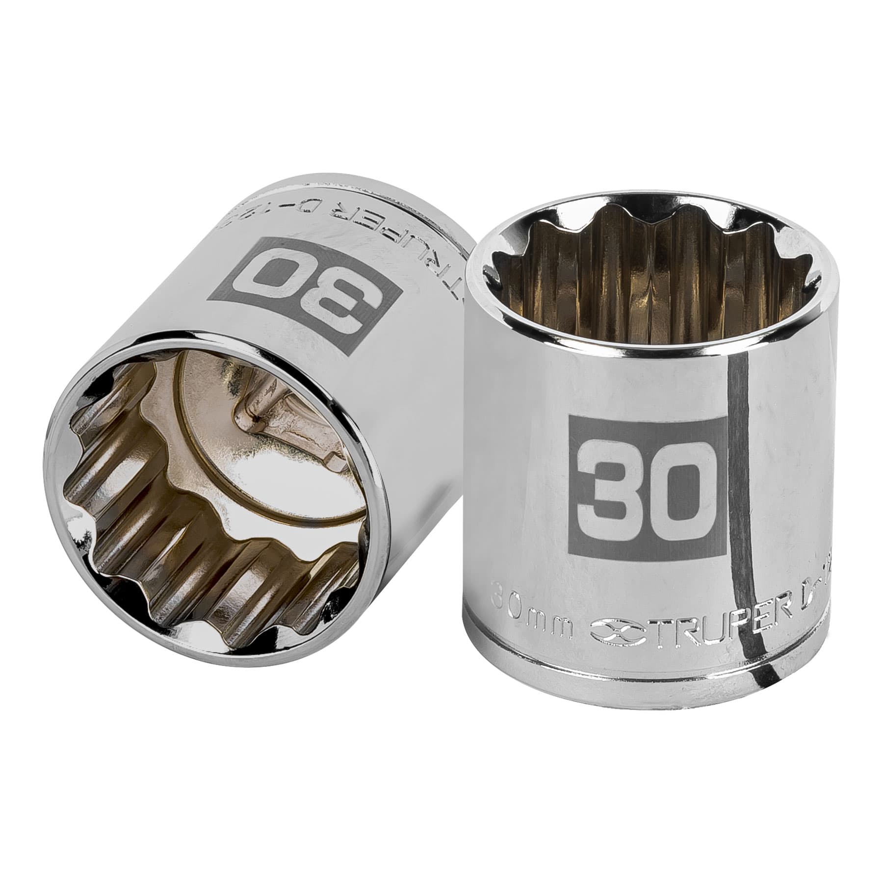 Dado de 30 mm, 12 puntas, cuadro 1/2', TRUPER