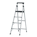 Escalerilla tubular plegable, 4 peldaños, aluminio, TRUPER