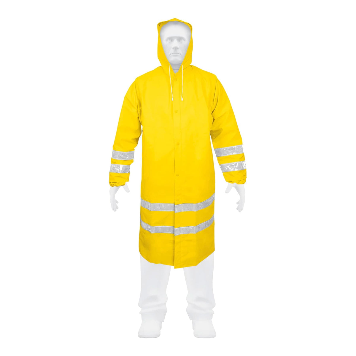 Gabardina impermeable doble capa con reflejante, M, TRUPER