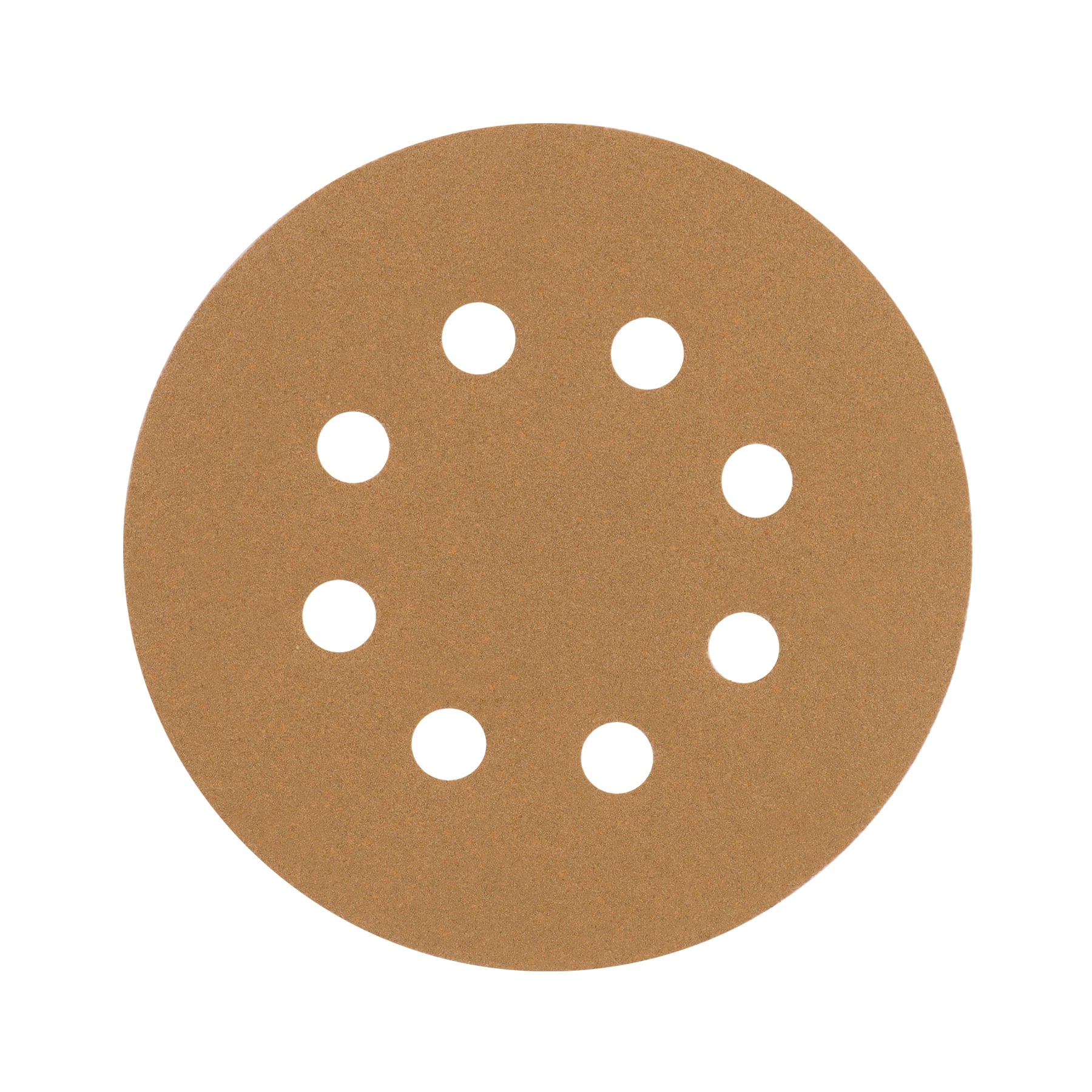 Paquete con 5 discos de lija 5' grano 120, 8 perforaciones