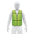 Chaleco de seguridad, uso de día, verde, PRETUL