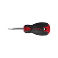 Desarmador plano 1/4' x 1-1/2'mango Comfort Grip, PRETUL