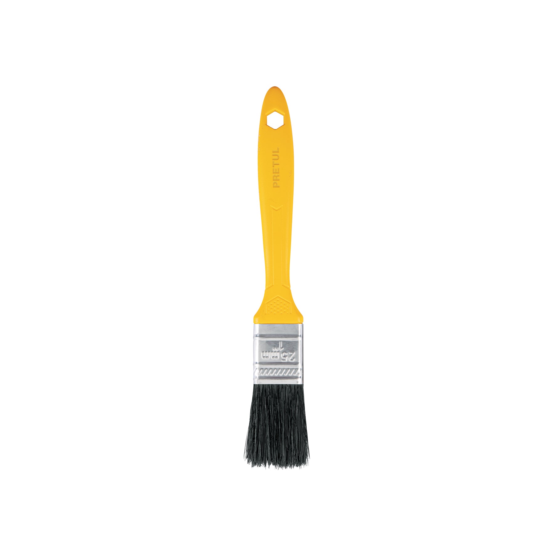 Brocha uso general de 1' con mango de plástico, PRETUL