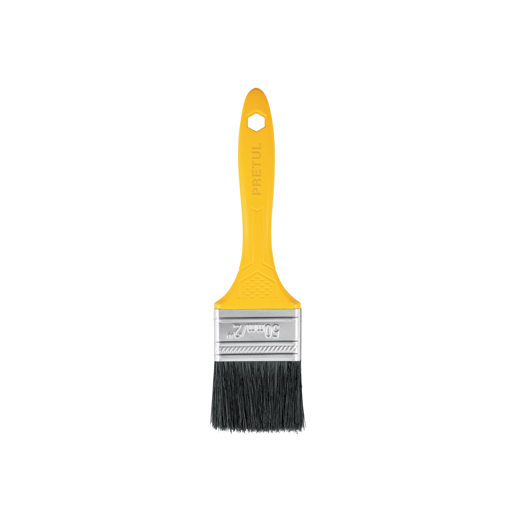 Brocha uso general de 2' con mango de plástico, PRETUL