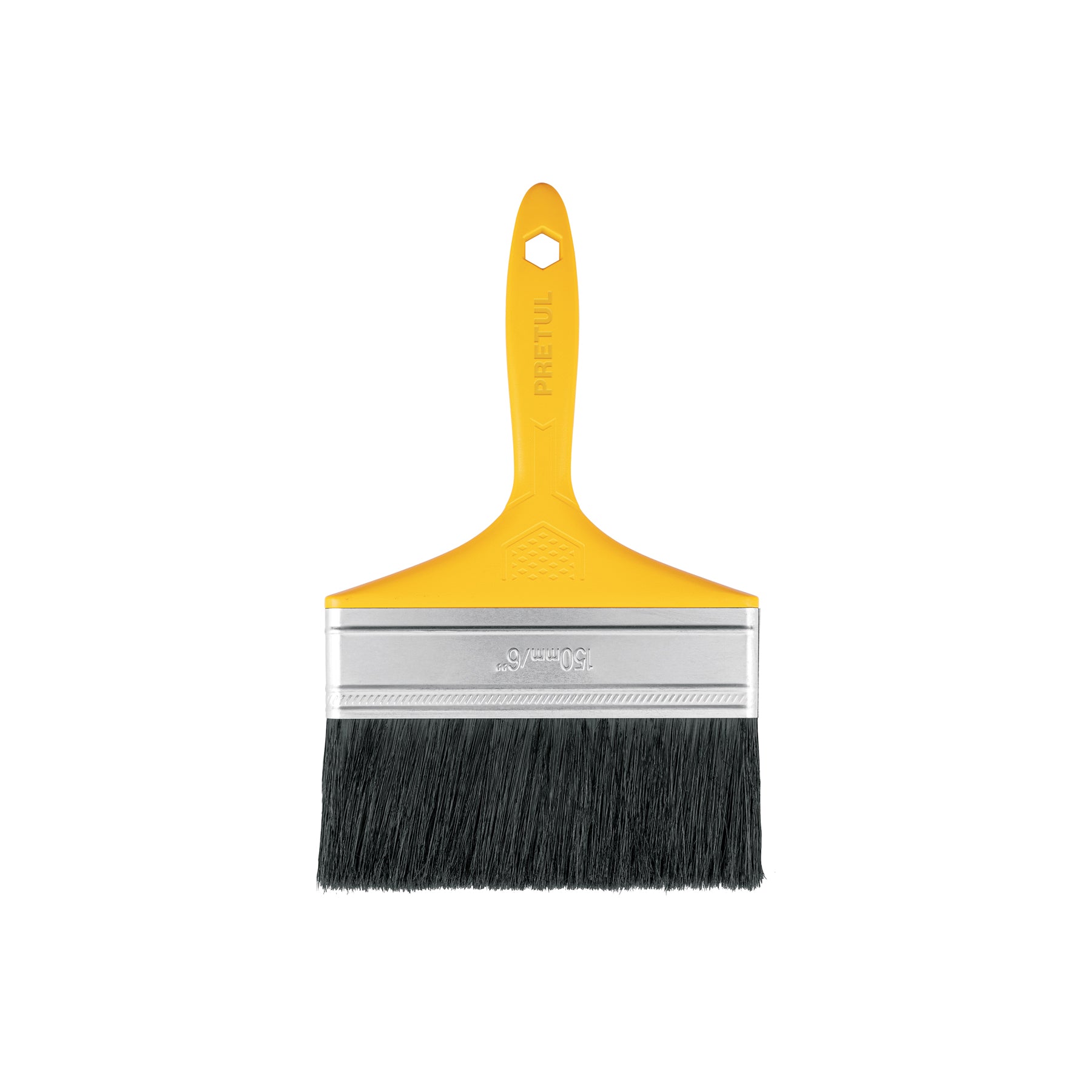 Brocha uso general de 6' con mango de plástico, PRETUL