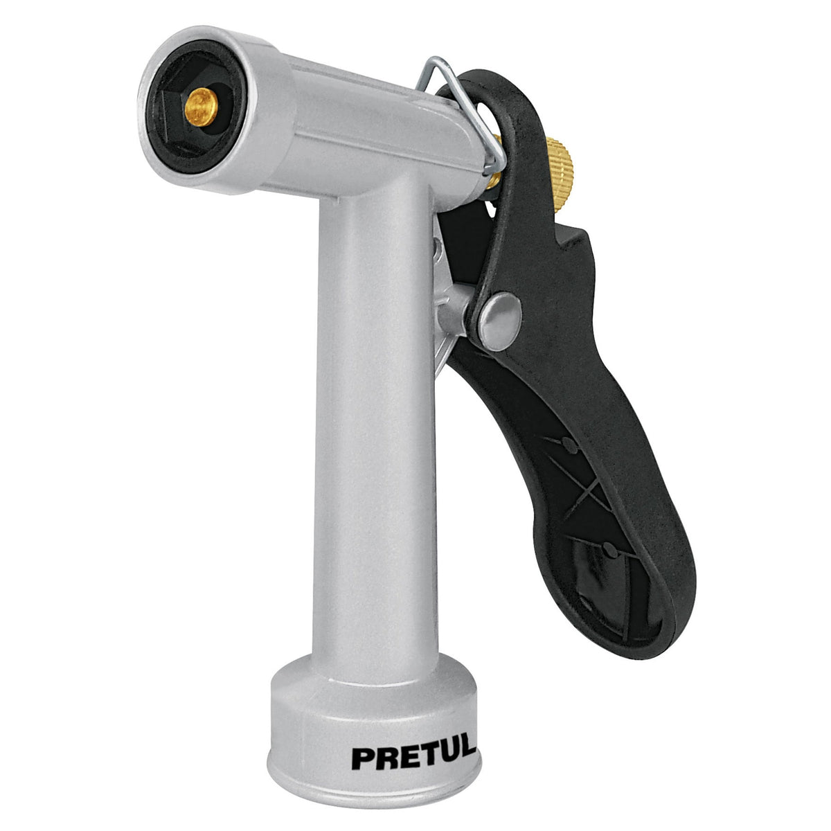Pistola metálica para riego de 4', 2 funciones, PRETUL