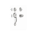 Jaladera y perilla, Berna llave-llave, cromo mate, BASIC