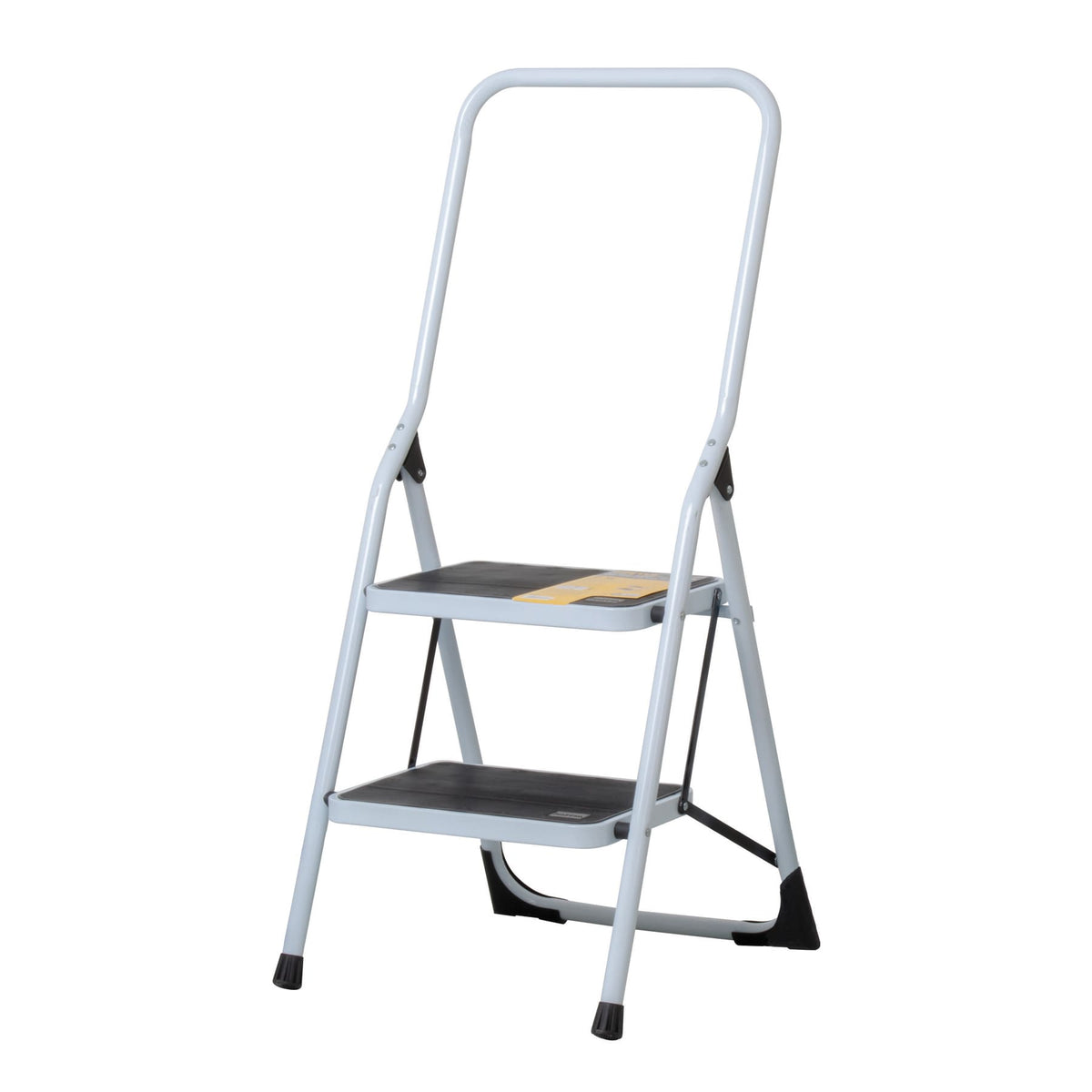 Escalerilla tubular, plegable, 2 peldaños con barandal(DESC)