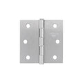 Bisagra cuadrada 2-1/2', satinado, cabeza plana, BASIC