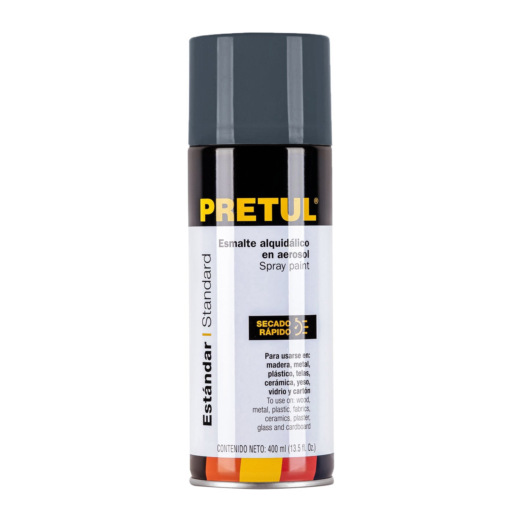 Pintura en aerosol, gris primario, 400 ml, PRETUL