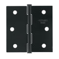 Bisagra cuadrada 2-1/2', negro mate, cabeza plana, BASIC