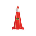 Cono de precaución de 70 cm de PVC con reflejante, PRETUL