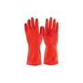 Guantes de látex para limpieza, rojos, EG, PRETUL
