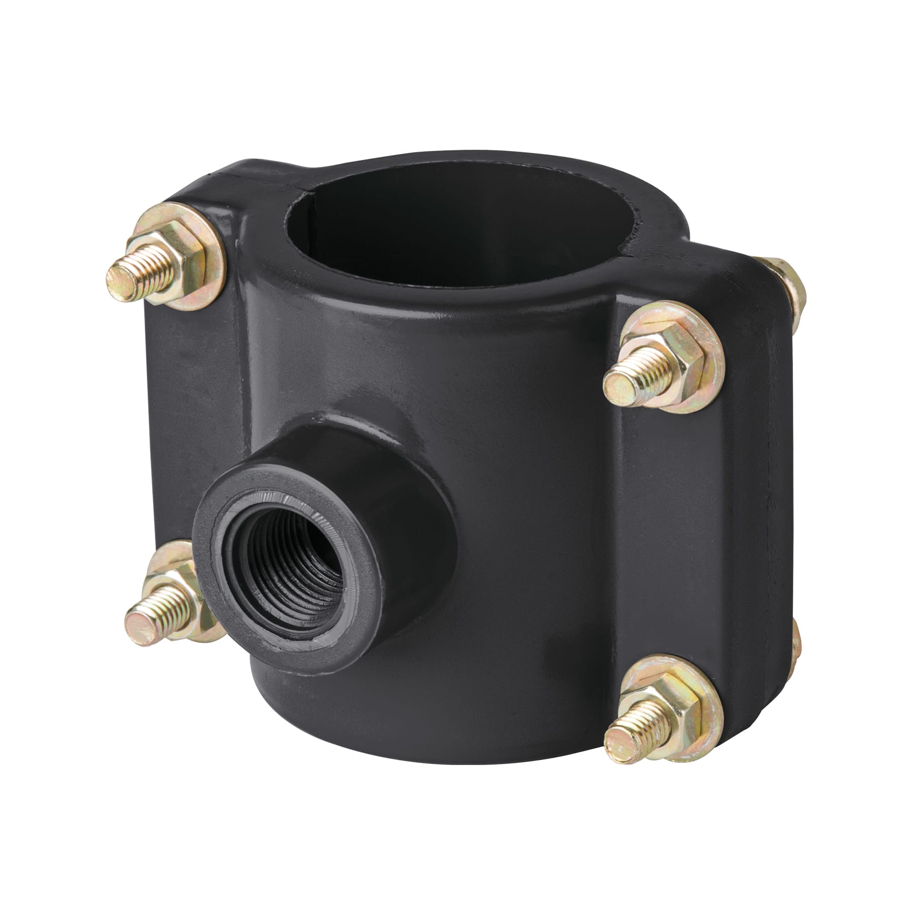 Abrazadera para toma domiciliaria PP 2' x 1/2', FOSET