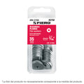 Blíster con 30 arandelas planas de 1/4', FIERO
