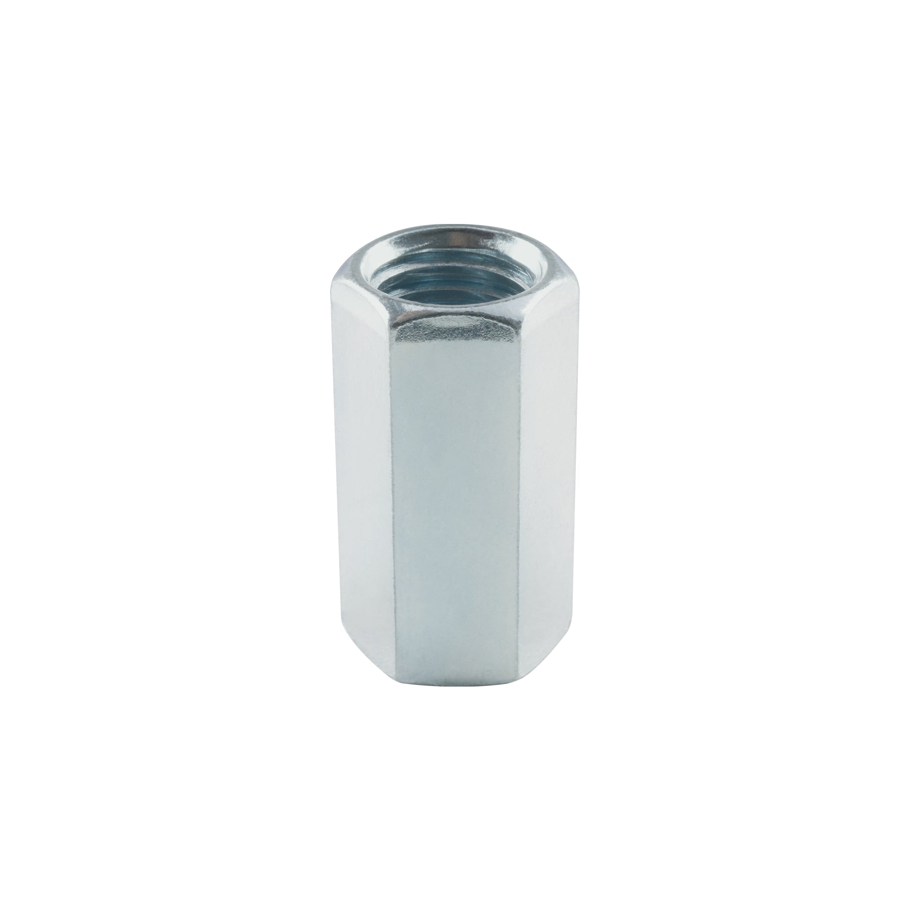 Bolsa con 5 tuercas cople, 1/2' acero galvanizado , FIERO