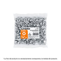 Bolsa con 8 tuercas 7/8' hexagonales de acero galvanizado