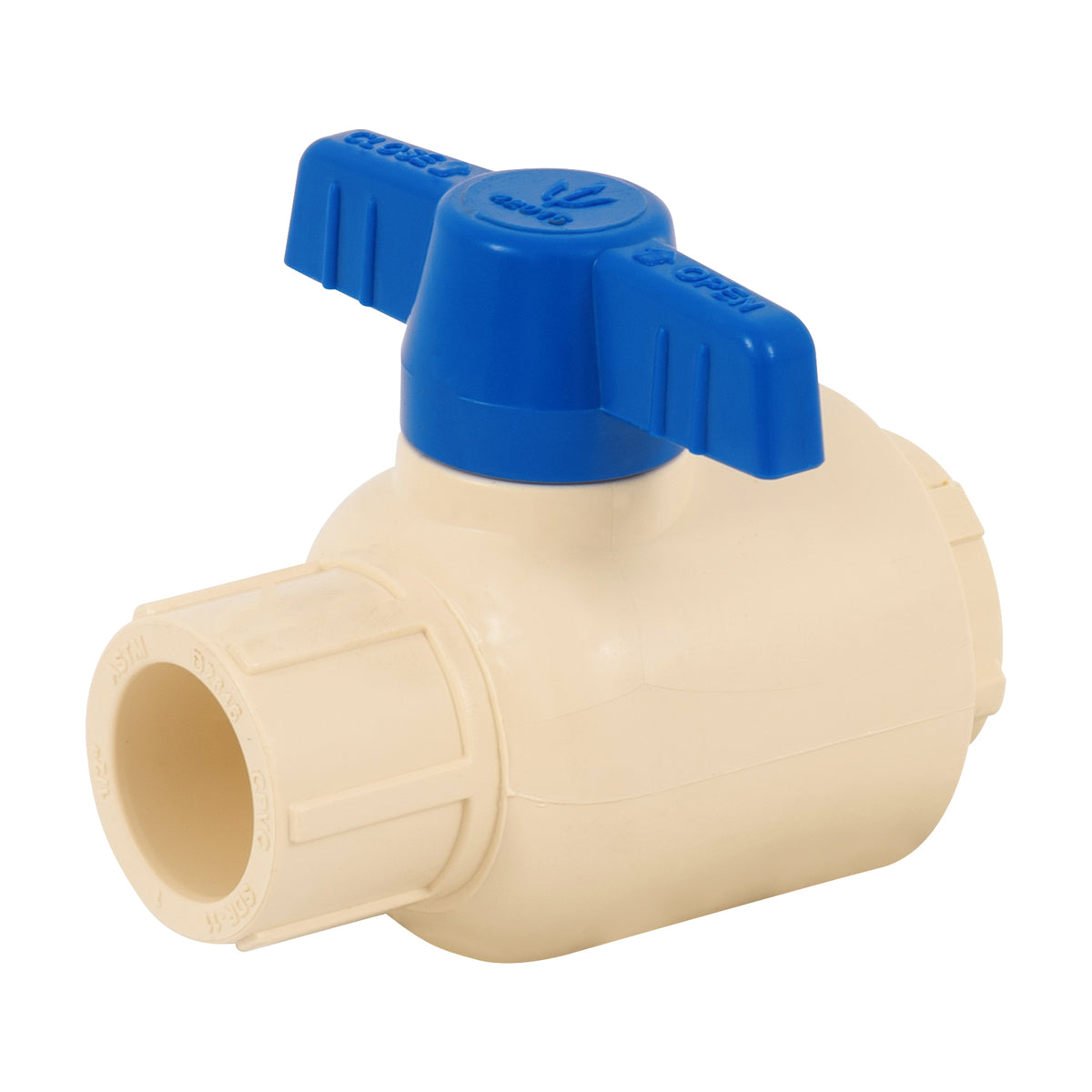 Válvula de esfera desmontable de CPVC de 1/2', FOSET