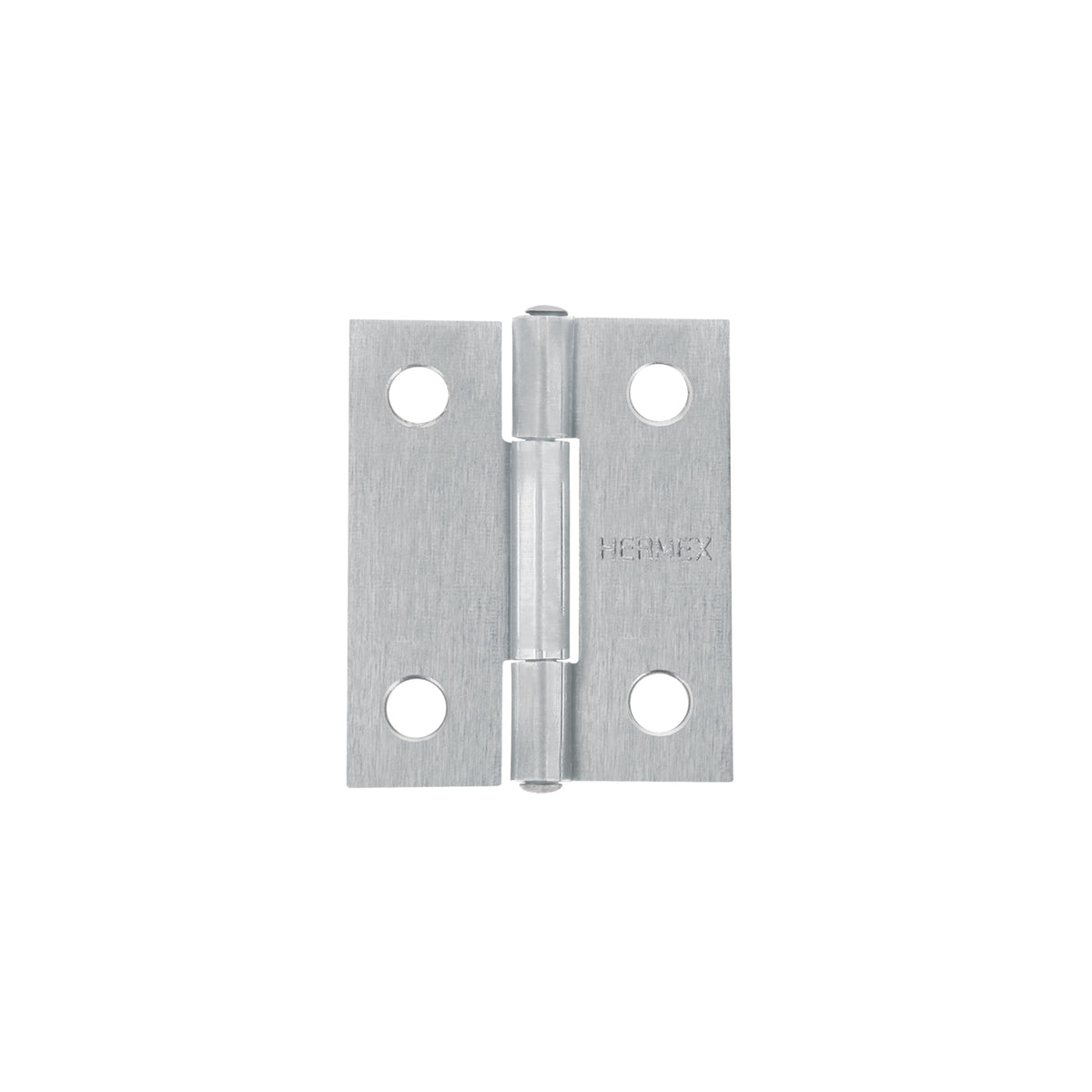 Bisagra rectangular 1-1/2' acero pulido, HERMEX