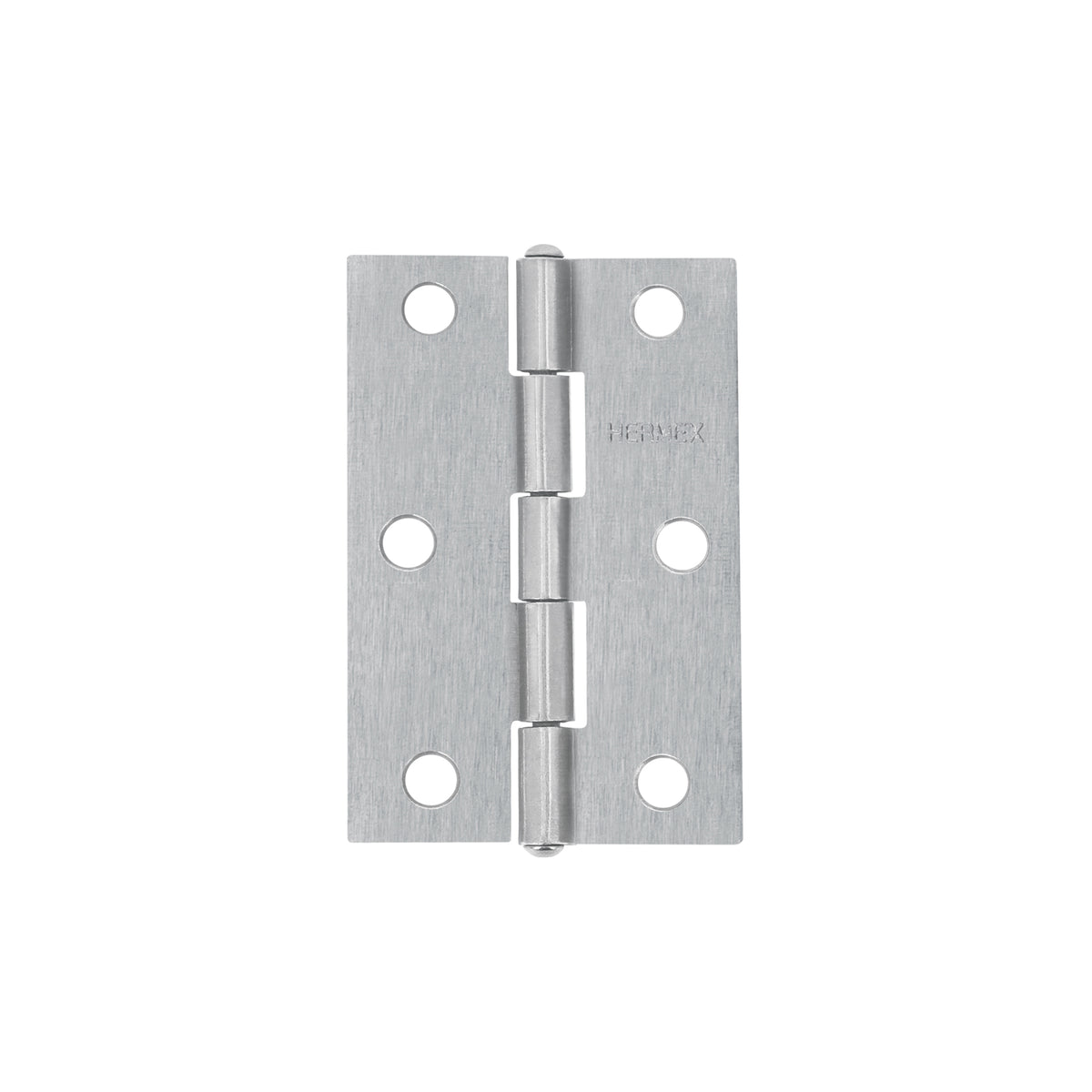 Bisagra rectangular 2-1/2' acero pulido, HERMEX