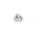 Blíster c/2 nudos (perros) de hierro p/cable de 1/8', FIERO