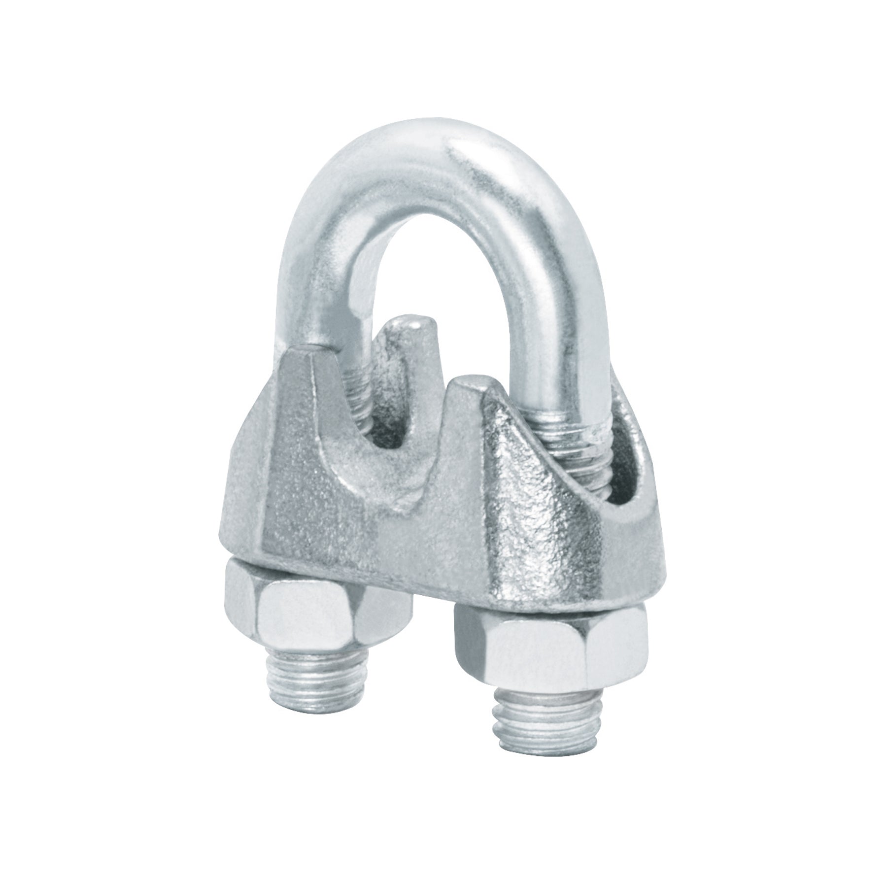 Blíster c/1 nudo (perro) de hierro p/cable de 1/2', FIERO