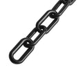 Metro de cadena de 8 mm de plástico negra, carrete de 25 m