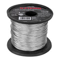 Metro de cable rígido 1/16' de acero 7x7 hilos, 75 m, FIERO